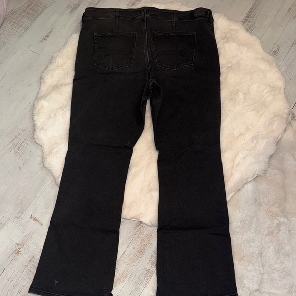 American Eagle Outfitters Women's Black  Charcoal Gray Jeans - Picture 6 of 9